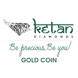Ketan Diamonds Gold Coin