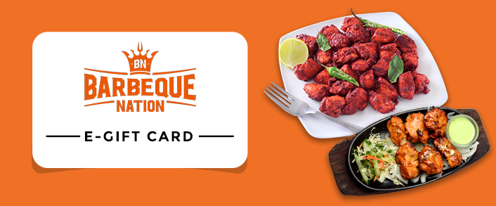 Barbeque nation gift card