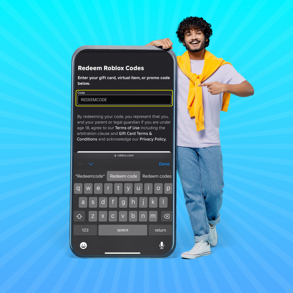 roblox gift card redeem