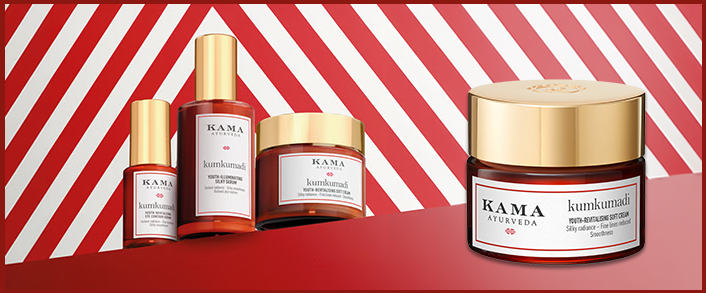 kama ayurveda skincare products with myntra gift cards