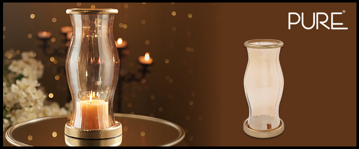 hammered hurricane with metal base from pure home + living gift cards