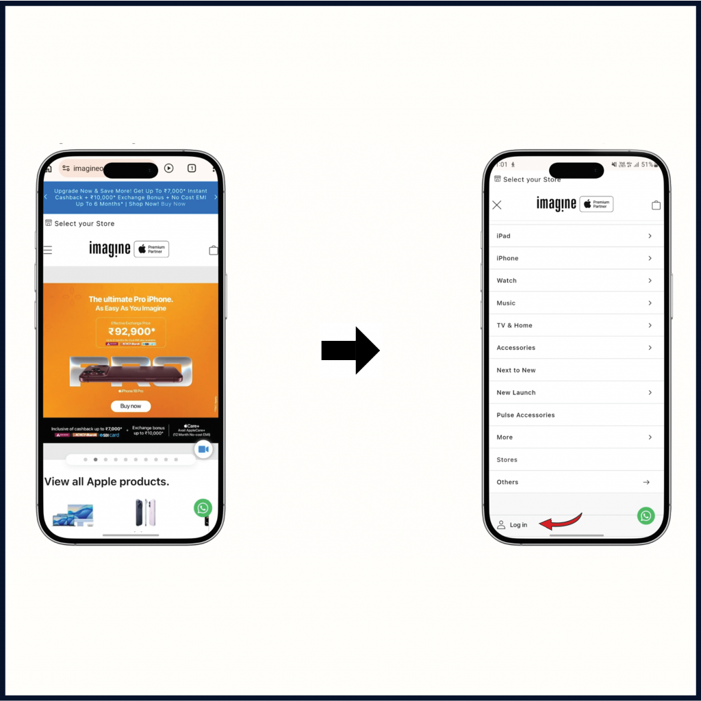 Imagine Gift Card Redemption Steps