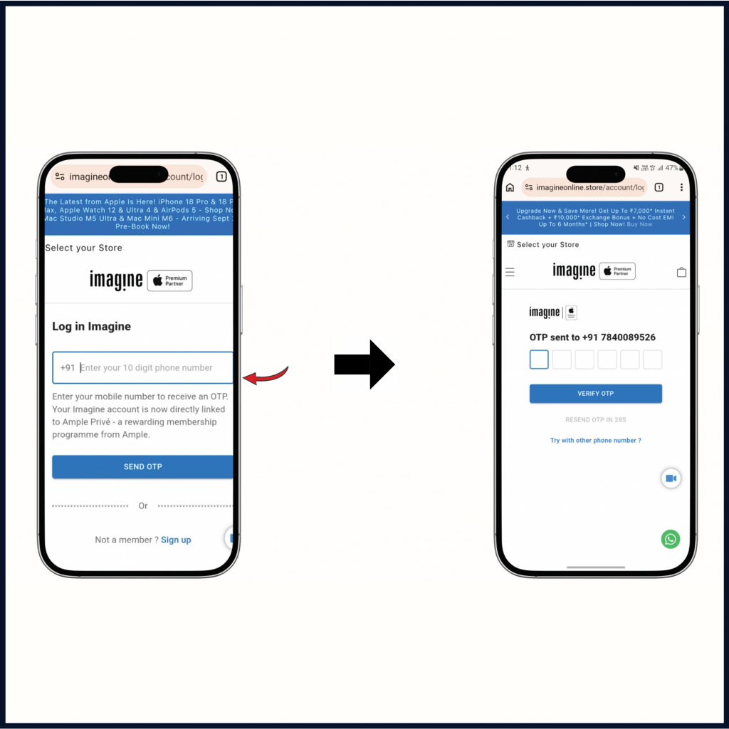 Imagine Gift Card Redemption Steps